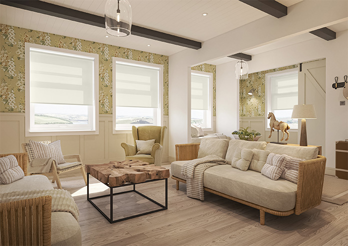 Roma (FR), Buttercream - Twist&Fit Roller Blind - Image 7